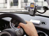 Gps navigatie in de auto